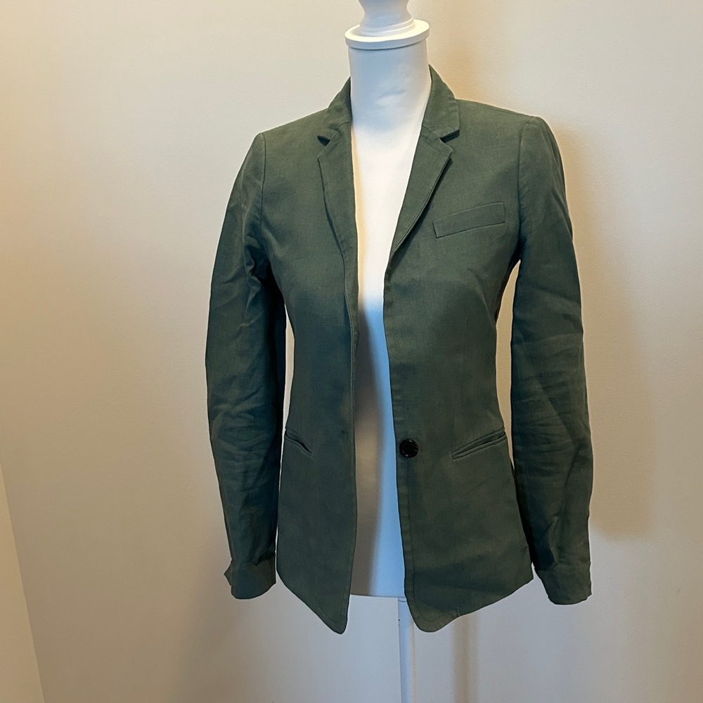 J. Crew Women's Green Blazer